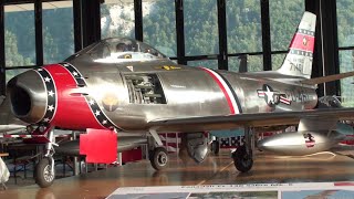 Perfect shiny R/C Turbine Jet Scale Model Canadair CL-13B SABRE  Mk.6 Team USA Meiringen JWM