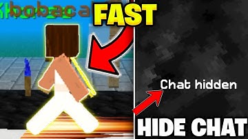 MultiCraft ✔ HOW TO SPRINT IN FAST MODE | HIDE CHAT (Tips and tricks) @XREALM 🐼