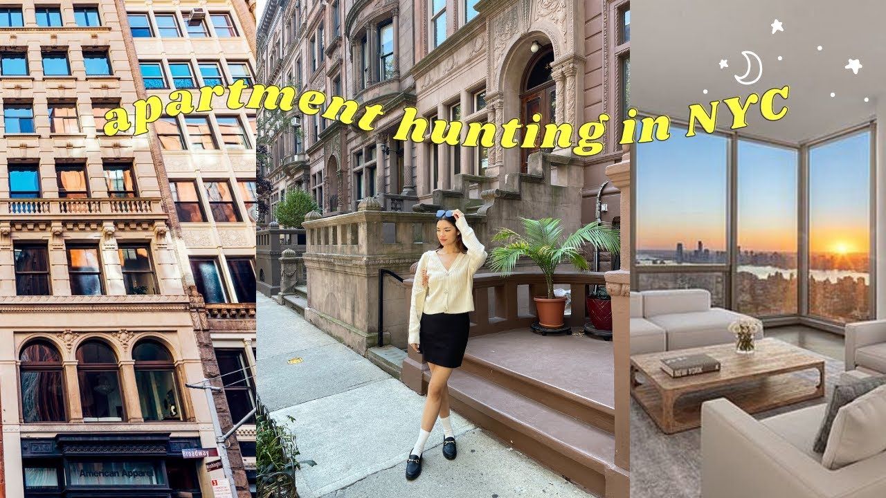 NYC APARTMENT HUNTING touring 9 apartments in manhattan *with prices