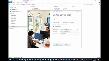 Dynamics 365 Unified Service Desk Setup