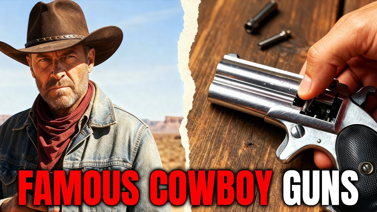 15 Most FAMOUS Cowboy Guns of the Wild West - YouTube