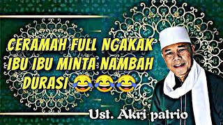 H.Akri Patrio kocak Ceramah Maulid Nabi Kp koroncong Pandeglang