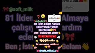 81 İlden Selam Almaya Çalışıyorum