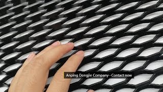 Hexagonal expanded metal mesh