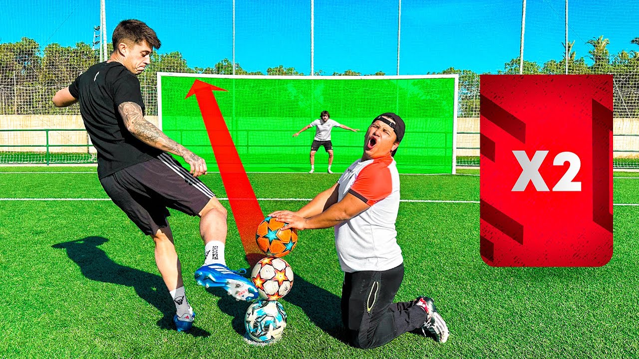 ⚽ CIRCUITO DEFINITIVO con CARTAS SORPRESA! 😱 Retos de Fútbol