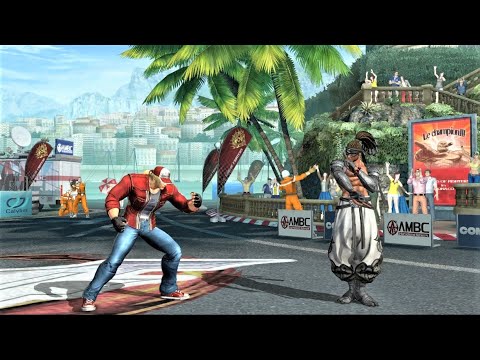 Terry Bogard vs Bandeiras (Hardest AI) - KOF XIV