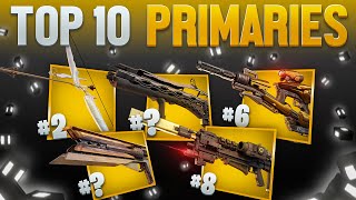 Top 10 Exotic Primary Weapons In Destiny 2