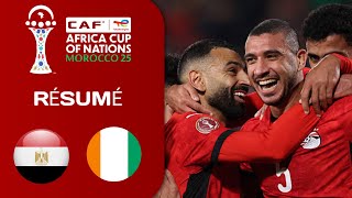 EGYPT vs COTE D'IVOIRE RÉSUMÉ - Africa Cup of Nations 2025 CAF 