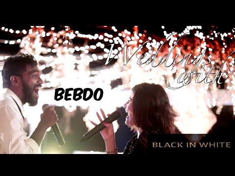 Black IN White-Bebdo | Maria Pitache| Wedding Reception Goa