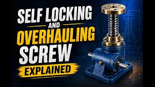 Self Locking and Overhauling Screw | Self Locking Screw | Overhauling Screw