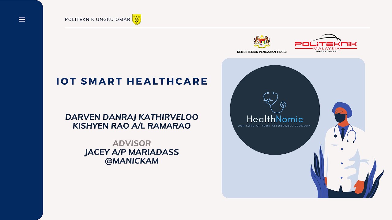NICOM2021 IoT Smart Healthcare App (HEALTHNOMIC)