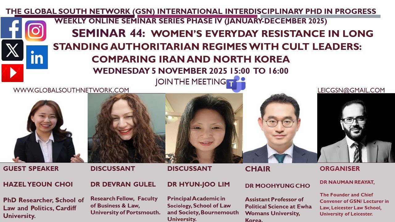 SEMINAR 44 WOMEN'S EVERYDAY RESISTANCE IN LONG STANDING CULT LEADERS COMPARING 