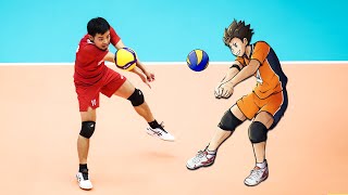 Taichiro Koga | Nishinoya in Real Life Volleyball | Crazy Skills !!!