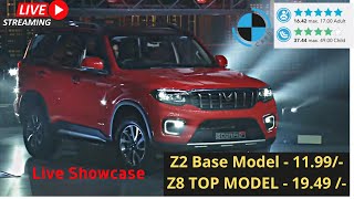 New Scorpio N 2022 - Start at 11.99/- lakh All Model Price, live Showcase 5 Star NCAP Launch
