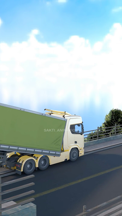 truck vs broken bridge #automobile #beamngrao #beamngdrive #excavator #trucks #truck #speedbump
