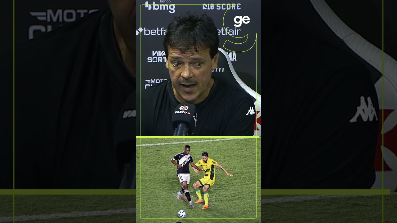 FERNANDO DINIZ ANALISA DERROTA DO VASCO PARA O MIRASSOL | #shorts | ge.globo