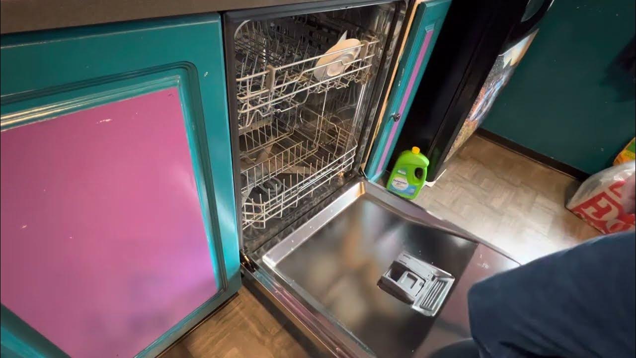 How to clean dishwasher filter LG YouTube