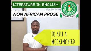 Part 1 JAMB Literature To Kill a Mockingbird Non-African Prose - Summary Themes Explained