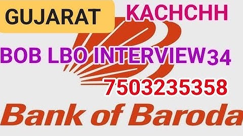BANK OF BARODA LBO INTERVIEW |  #boblbointerview #boblbo #interviewquestions #interview | 7503235358