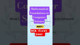 Mathematical Foundations to Computer Science important questions