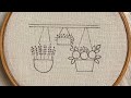 BEGINNER? HANGING FLOWER POTS EMBROIDERY FOR BEGINNERS 🥰 FREE PATTERN INSIDE!! GOSSAMER  Mp3 Song