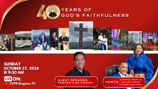 COTR Kingston - Sunday October 27, 2024 - 40th Anniversary Serice