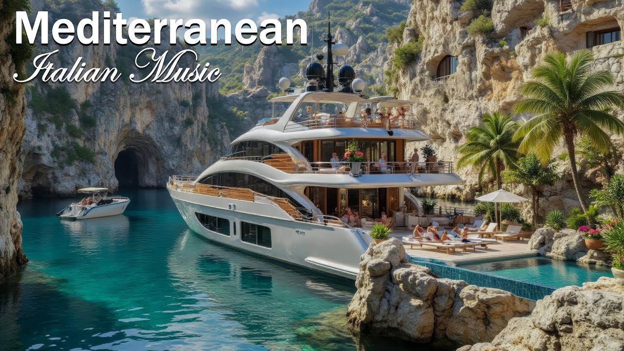 Private Superyacht Ambience 🎶 Classy Guitar Melodies & Ocean Bliss 4K