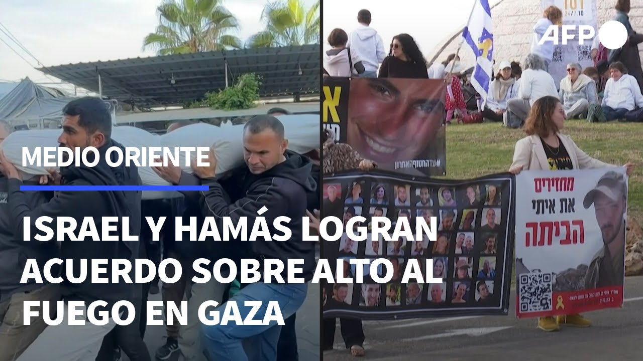 Israel y Hamás logran acuerdo sobre alto al fuego en Gaza y liberación ...