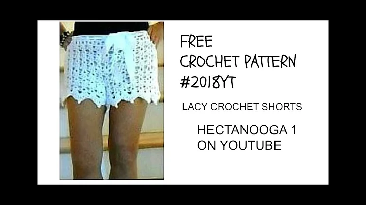 Stunning Crochet Lace Shorts - Free Pattern for Adults