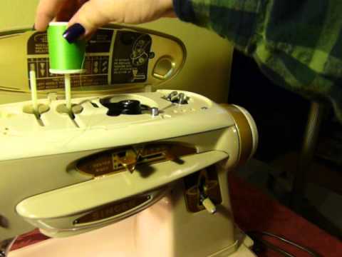NIFTYTHRIFTYGIRL: Vintage Singer model 503A Slant-o-matic sewing ...