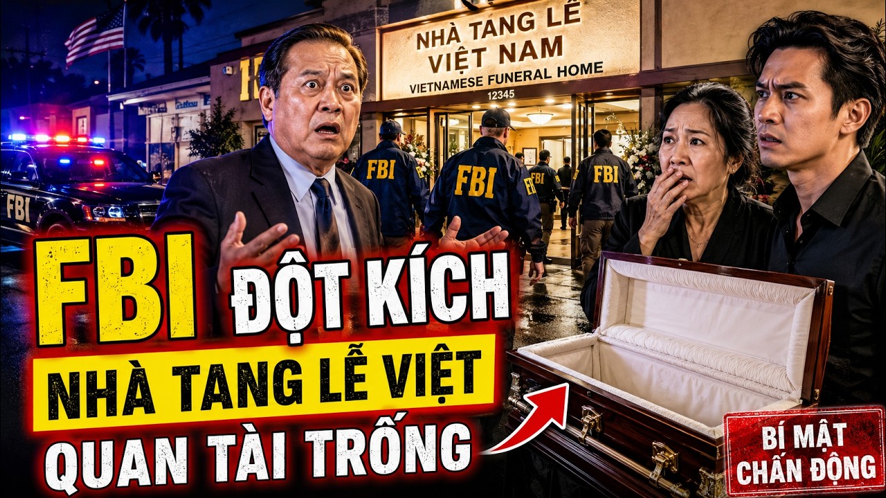 FBI Đột Kích Nhà Tang Lễ Việt Ở Mỹ – Quan Tài Trống Hé Lộ Mạng Lưới Xóa Sổ Nhân Chứng Gây Chấn Động
