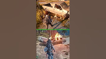 FIRE PHYSICS COMPARISON (TLOU2 VS DAYS GONE) PART 5