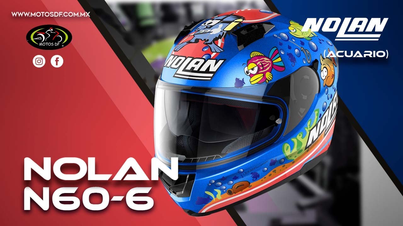 nolan aquarium helmet N60-6 Gemini Replica Mr. Melandri S (56) Automotive Motorcycle Helmet Casco Nolan N64