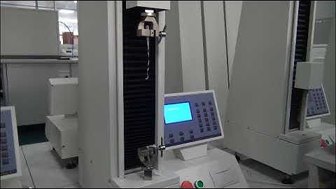 GBL-L Electronic Tensile Tester operation video with software-GBPI