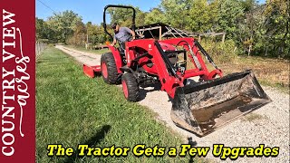 Adding Rear Hydraulics and Hydraulic top link to the TYM 2515  |  Grading our Gravel Driveway