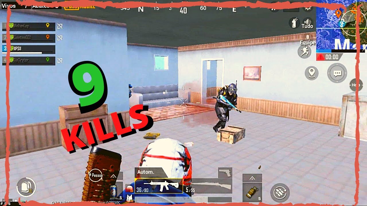 SQUAD ALEATÓRIO | 9 KILLS INSANO | PUBG MOBILE - YouTube