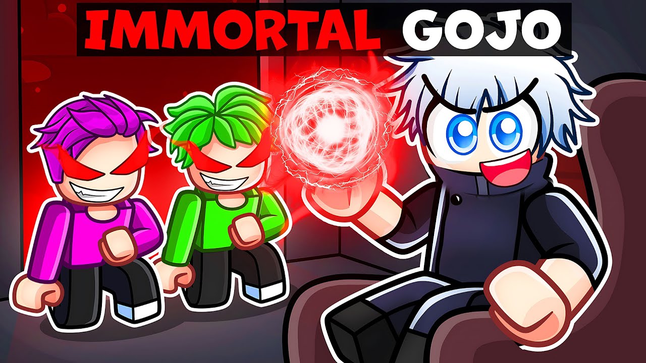 Becoming an IMMORTAL GOJO in Roblox Strongest Battlegrounds!