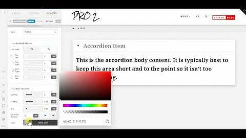 Fullwidth Accordion in Pro Content Builder (Cornerstone)