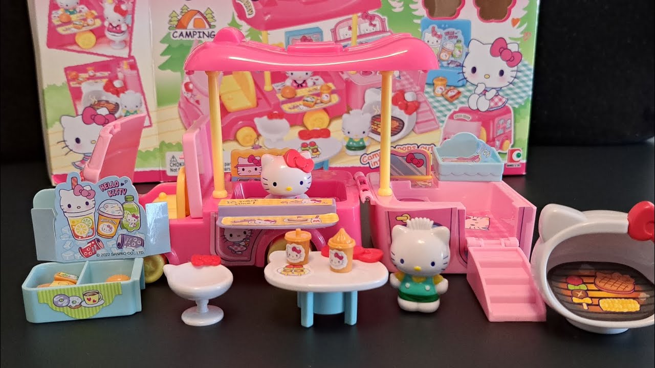 31 minutes Satisfying Unboxing Hello Kitty My Camper Van |ASMR - YouTube