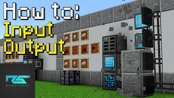 How to: Refined Storage | In, Out, Shake it all about(Minecraft 1.19.2)