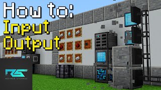 How to: Refined Storage | In, Out, Shake it all about(Minecraft 1.19.2)