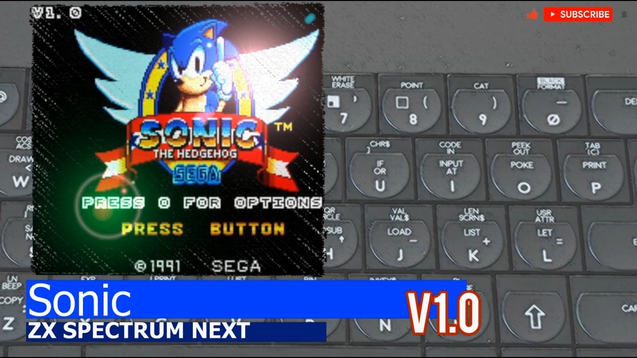 Indie Retro News: Sonic Spectrum Next - Sonic The Hedgehog comes