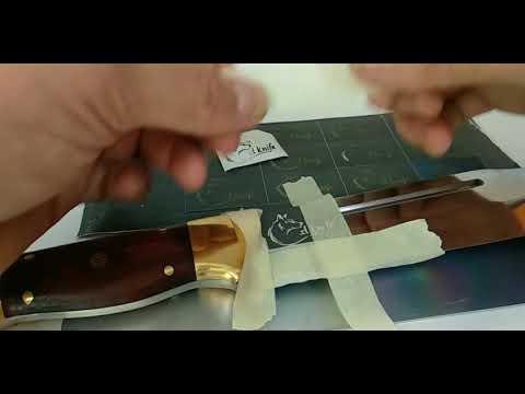 Video: Bir Bıçak üzerinde çizim Nasıl Yapılır