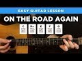 🎸 On the Road Again • EASY guitar lesson w/ chords & no capo (Willie Nelson)