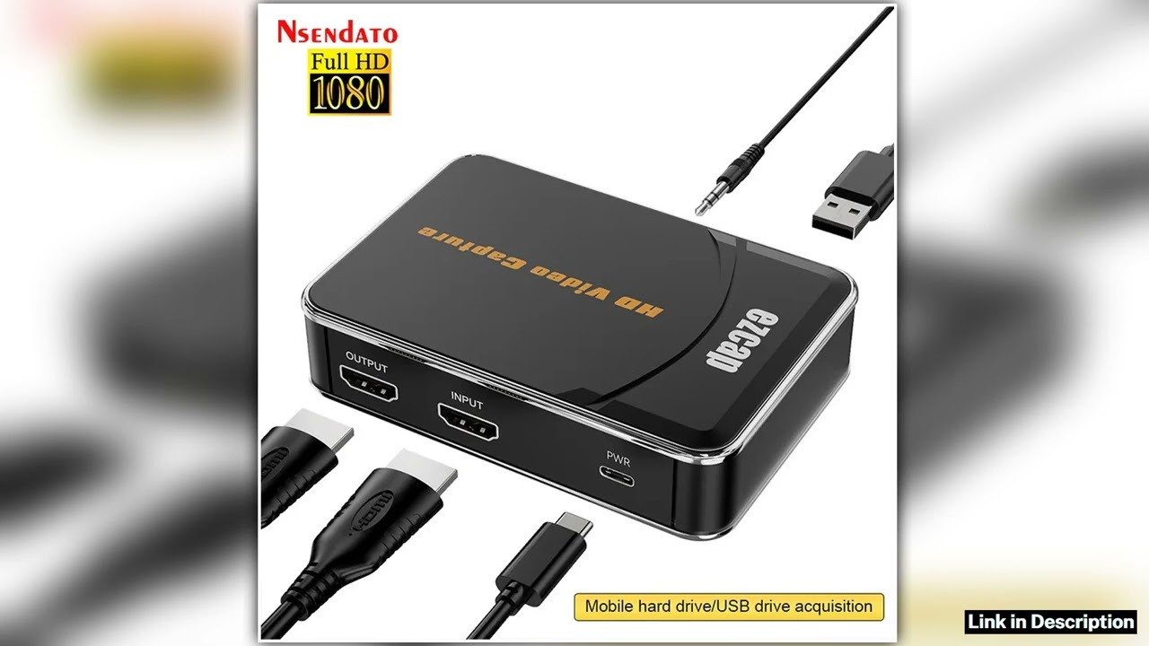 Ezcap280H HDMI Video Game capture Card 1080P Full HD Video Recorder Grabber Capture Box For WiiU Xb