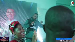 @Teepraize  ministration at Fresh Olive 3.0 concert with Henry Praise