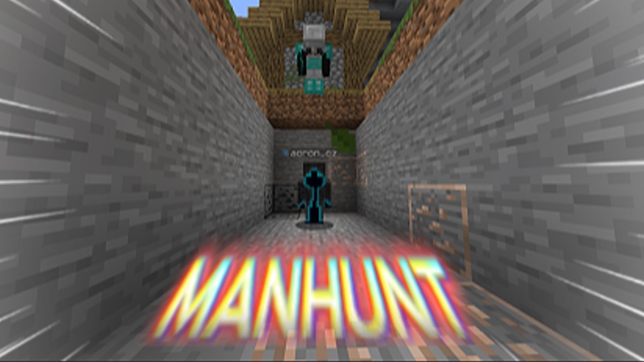 Minecraft Speedrunner VS Profesionální hunter (manhunt)