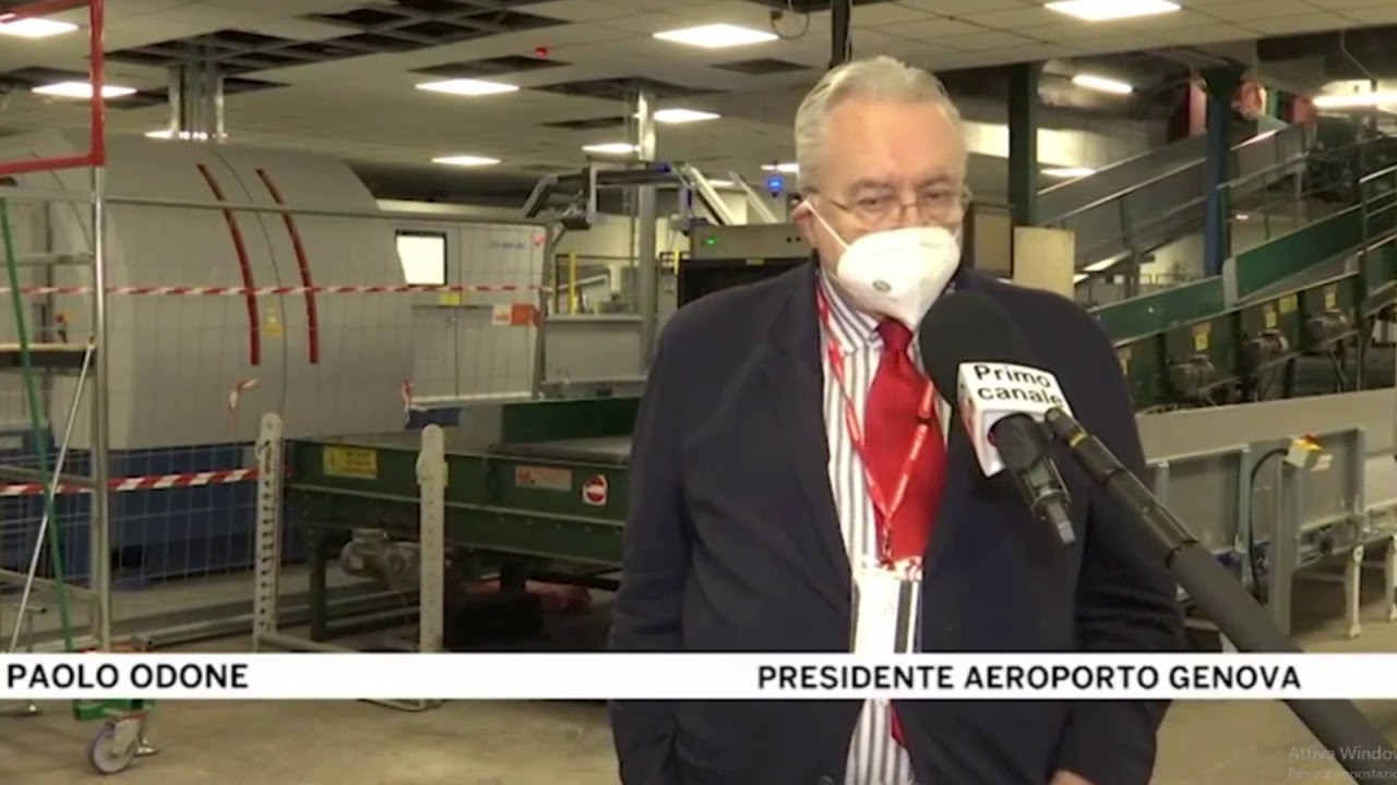 Al via i test del nuovo impianto di smistamento bagagli dell'Aeroporto di Genova