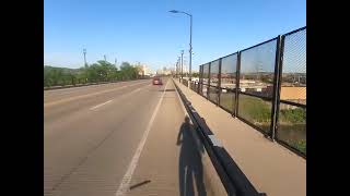 🚴♂️ #RedBike 🚴♂️ 8th Street Viaduct, West End + Queensgate 🚴♂️ Cincinnati #RedBikeCincy 🚴♂️