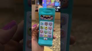 Toy Phone Early Learning Sound Best Cute Colors Mobile Music Fun #learning #satisfying #youtubeshort